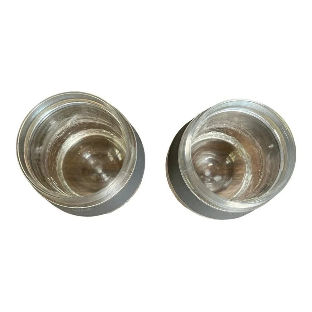 Host FREEZE Cooling Wine Glasses Set of 2 Grey Stemless Insulated‎ Gel Tumblers